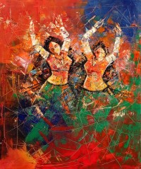 Harji Lal, 16 x 20, Acrylic On Canvas, Figurative Painting, AC-HAR-009